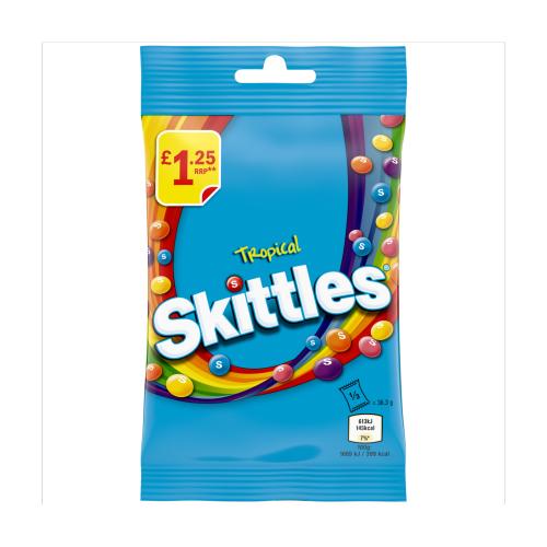 TROPICAL SKITTLES 36.3GM | High Quality Chocolate & Sweets Online - Product Image TROPICAL SKITTLES 36.3GM | High Quality Chocolate & Sweets Online - Product Image